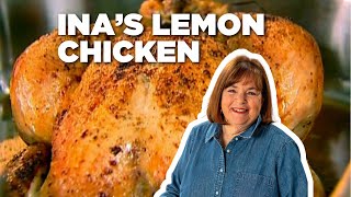 How to Make Inas Lemon Chicken with Croutons  Barefoot Contessa  Food Network [upl. by Suirauqram]