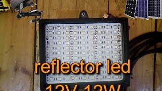 como armar un reflector con LED muy facil [upl. by Oijimer]