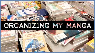 Manga Organization  Moving My Manga Collection  Shelving ASMR [upl. by Sacksen]