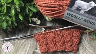 Bündchen im quotZopfmusterquot bei Socken stricken  Socke Strickanleitung  Woolhousede [upl. by Adyela163]