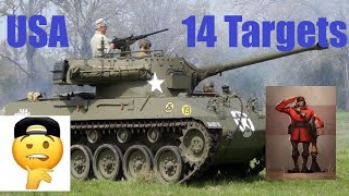 USA 14 Targets  War Thunder [upl. by Schlessinger]