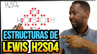 Estructuras de Lewis H₂SO₄  Cómo se hace [upl. by Wahlstrom]