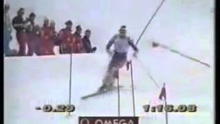 Alberto Tomba wins slalom Garmisch 1993 [upl. by Matless]