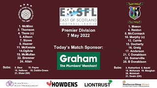 Linlithgow Rose vs Tranent Juniors – 7 May 2022 [upl. by Sajet]