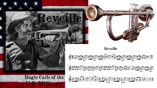 Reveille Army Bugle Wake Up Call  5 Min Repeat [upl. by Olympium262]