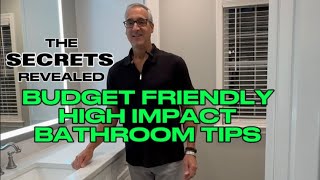 My Secrets to a Budget Friendly ￼High Impact Bathroom Renovation [upl. by Beale627]