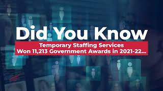 Government Contracting Opportunities  Temporary Staffing Services [upl. by Nicram]