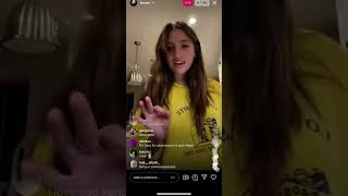 Kenzie Ziegler tiktok live  11th August 2021 [upl. by Yenots]