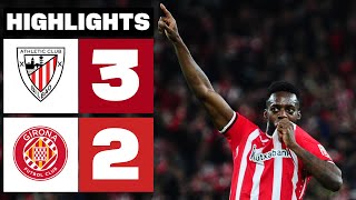 ATHLETIC CLUB 3  2 GIRONA FC  RESUMEN LALIGA EA SPORTS [upl. by Bass]