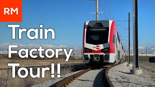 Modern European Trains Built Right in North America  Stadler Factory Tour [upl. by Cirre]