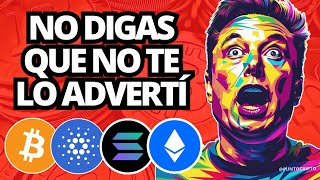 ✅PASARÁ ESTA SEMANA😱Noticias Criptomonedas HOYBitcoin Ethereum Cardano Solana XRP LINK HBAR [upl. by Naitsabas]