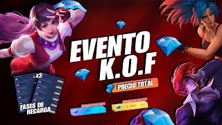 MLBB X KOF VUELVE  PRECIO TOTAL DEL EVENTO Y SKIN GARANTIZADA  MLBB ESPAÑOL [upl. by Aonehc237]