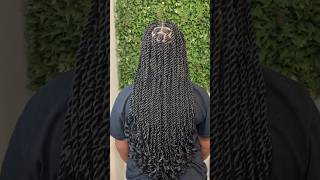 How to Senegalese Twist Tutorial  Back to School Summer Hairstyles for Black Girls [upl. by Yurt]