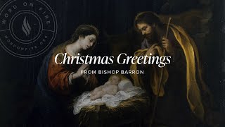 Bishop Barrons Christmas Greeting [upl. by Staal857]