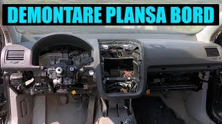 TUTORIAL Cum demontezi plansa bord la VW Golf 5 Jetta GTI in 10 pasi [upl. by Rube811]