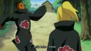 Deidara and Tobi Akatsuki goes crazy  Chacarron Macarron [upl. by Yromem]