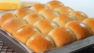 BUTTERSOFT BUNS So Easy To Make Bread [upl. by Anaujit344]