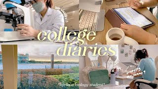 uni vlog  life as a college student biology major edition 🐣 [upl. by Jocelyne]