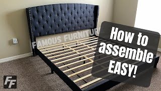 How to assemble a platform bed [upl. by Reinaldos]