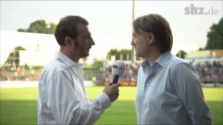 Dietmar Beiersdorfer im Interview  HSV vs Lazio Rom [upl. by Broucek]