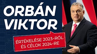 Orbán Viktor miniszterelnök nemzetközi sajtótájékoztatója 2023 december 21 [upl. by Derfliw]