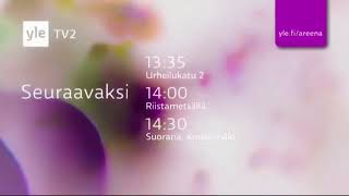 Yle TV2  Ohjelman loppu  YLEn tunnus  Ohjelmatiedot  Tunnari 18122013 [upl. by Inimod]