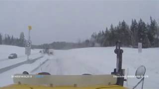 Snow Plow accident [upl. by Zahc]