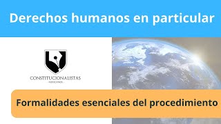 ¿Qué son las formalidades esenciales del procedimiento [upl. by Arracahs]