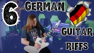 6 Awesome 🇩🇪 German 🇩🇪 Guitar Riffs [upl. by Dylane306]