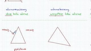 Rodzaje trójkątów  Matematyka Szkoła Podstawowa i Gimnazjum [upl. by Barrow]