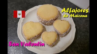 COMO HACER ALFAJORES PERUANOS DE MAICENA  ALFAJORES CASEROS  RECETA FACIL Y DELICIOSA [upl. by Assirahs]