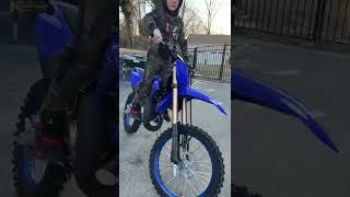 First Ever 2022 YZ85 Big Wheel Start Up [upl. by Bar]