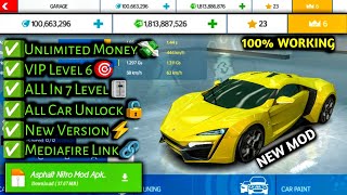 Download Asphalt Nitro Game Mod Apk  Mod Apk Of Asphalt Nitro Vip 6 Level  Skmais Gamerz [upl. by Ahsla]