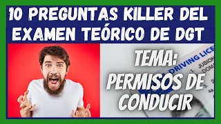 🚨PREGUNTAS DIFÍCILES examen DGT 2024 PERMISOS de CONDUCIR🚨TEÓRICA PERMISO B [upl. by Daffy124]