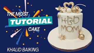 The most tutorial founded cakefounded cake maikingkhalid baiking [upl. by Fates]