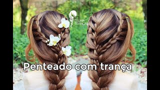 Penteados Tranças  Hairstyle  Peinado [upl. by Yahska]