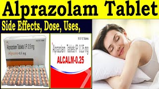 Alprazolam Tablets ip 05 mg 025 mg  Alpracare 05 tablet  Uses review Side Effects Dose [upl. by Akcemat385]