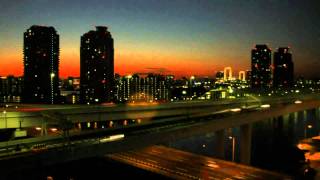 首都高速 有明JCTの夜景 Tokyo night viewtime lapse [upl. by Linus319]