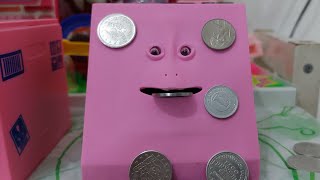 🌈 🌈 ASMR HUNGRY FUNNY FACE EATING COINS BANK CHALLENGELETS GOOO [upl. by Kimmi]