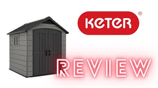 Keter Premier 75 Shed Review and Walkaround [upl. by Rachel174]