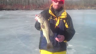 Ice fishing lake Lonely NY [upl. by Nailij]