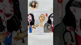 Justice for Dr moumita 🕯️😞ytshorts shorts artdrawing drmoumita [upl. by Aziaf]