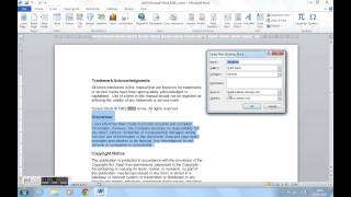 How To Use Quick Parts In Microsoft Word [upl. by Kristianson623]