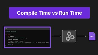 Compile Time vs Run Time  Simply Explained [upl. by Joeann]