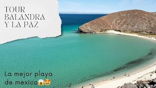 Playa Balandra y La paz 2024🌊🤩TOUR completoTipsLa playa más bonita de México WOW [upl. by Karlise]