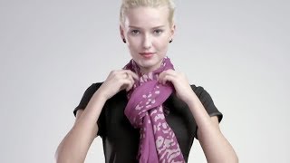 How to Tie a Scarf 4 Scarves 16 Ways [upl. by Nivel]