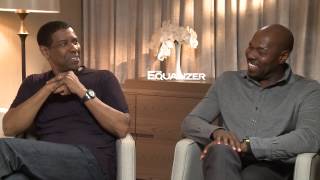 THE EQUALIZER Interview  Denzel Washington amp Antoine Fuqua [upl. by Myers]