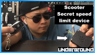 Electric Scooter secret Speed Limit Remote Control  Underground [upl. by Lorrayne192]