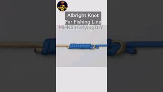 ALBRIGHT KNOT for Fishing Line  Animated Knot  MHK Satisfying DIY shorts fishing animatedknots [upl. by Oberstone]