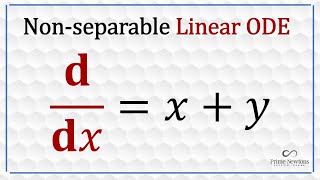 Nonseparable linear ODE y  xy [upl. by Eyanaj]